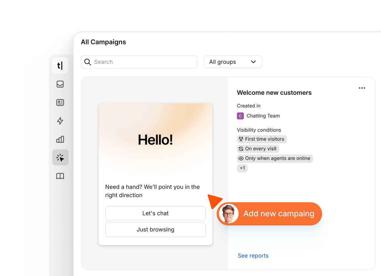 Retail chatbot campaign dashboard for customer engagement and personalized promotions